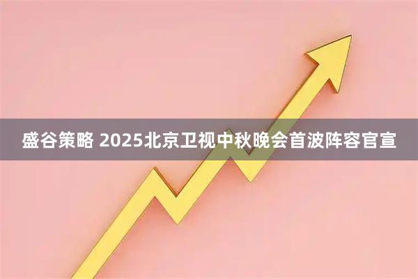 盛谷策略 2025北京卫视中秋晚会首波阵容官宣
